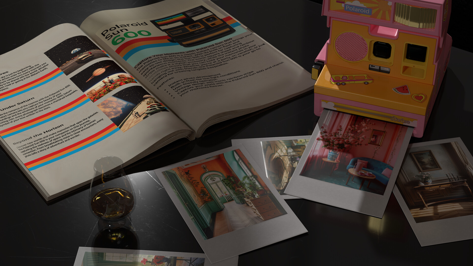 Polaroid Sun 600 camera